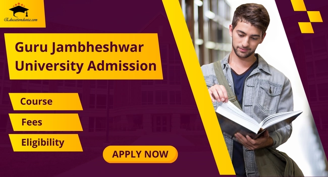Guru Jambheshwar University Admission