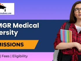 DR MGR Medical University Admission