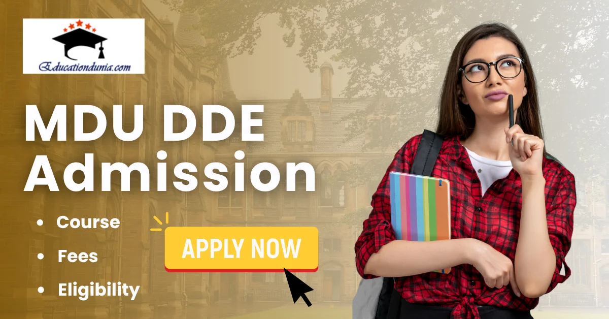 MDU DDE Admission